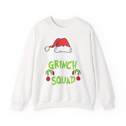 Custom Grinch Mas Family Squad | Christmas Matching Grinch Squad Family Sweatshirt | Personalized Grinch Sewater |