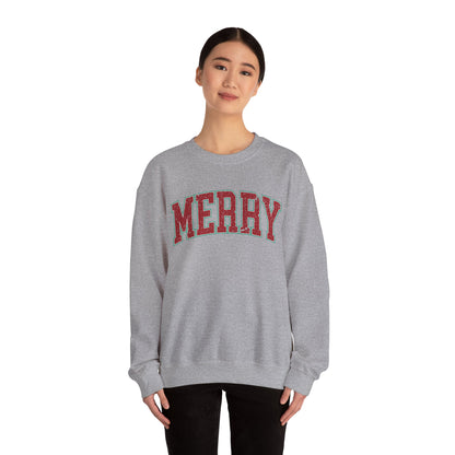 Retro Merry Sweatshirt | Festive Holiday Sweater| Merry Sweatshirt | Christmas Hoodie | Holiday Sweater | Christmas Gift