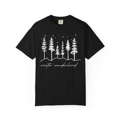 Wonderland T-shirt | Christmas Trees Winter Tees | Shirt For Women | Winter Gift | Family Xmas Outfit | Winter Lover Shirt