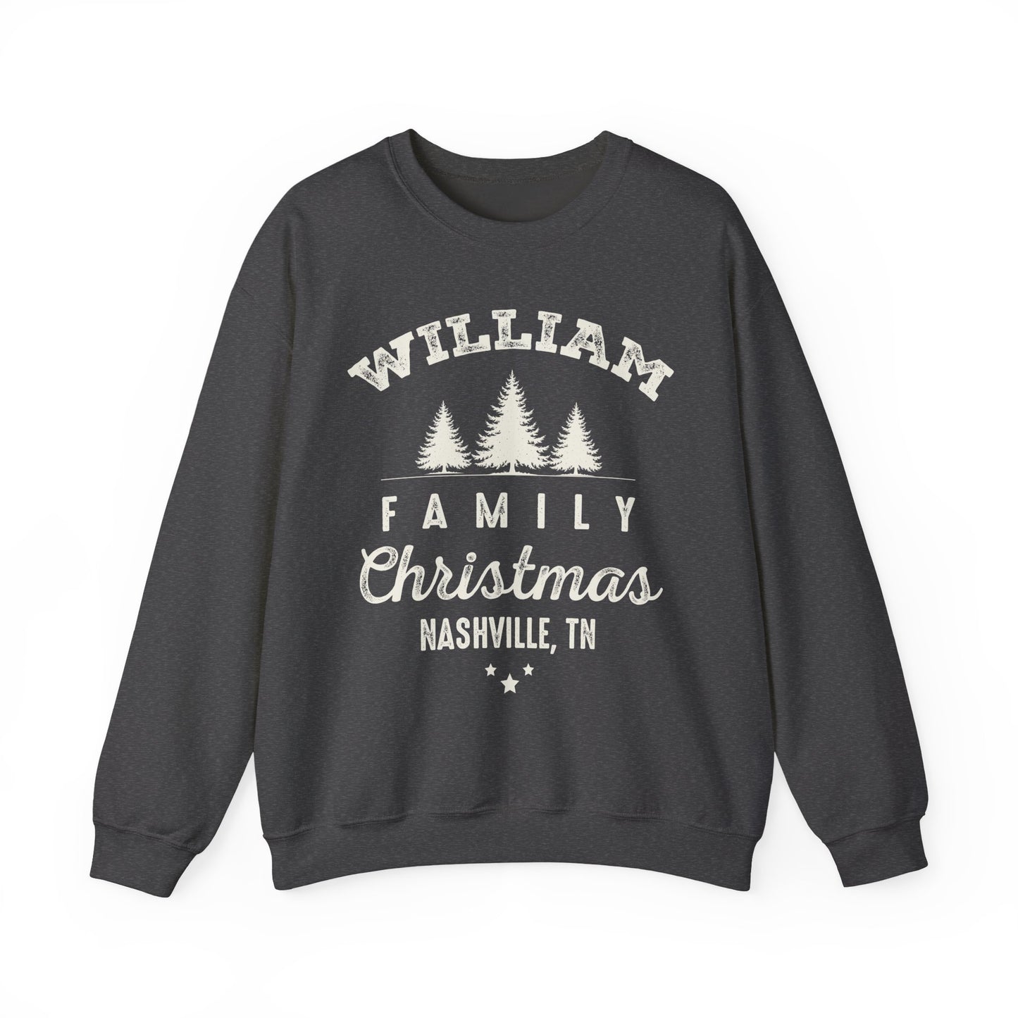Personalized Family Christmas Sweatshirts | Matching Family Christmas Shirts | Custom Name Christmas Shirt | Adult Unisex & Youth Christmas