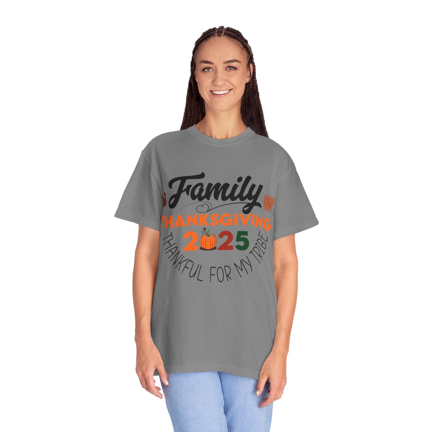 Family Thanksgiving 2025 T-Shirt | Thankful For My Tribe
