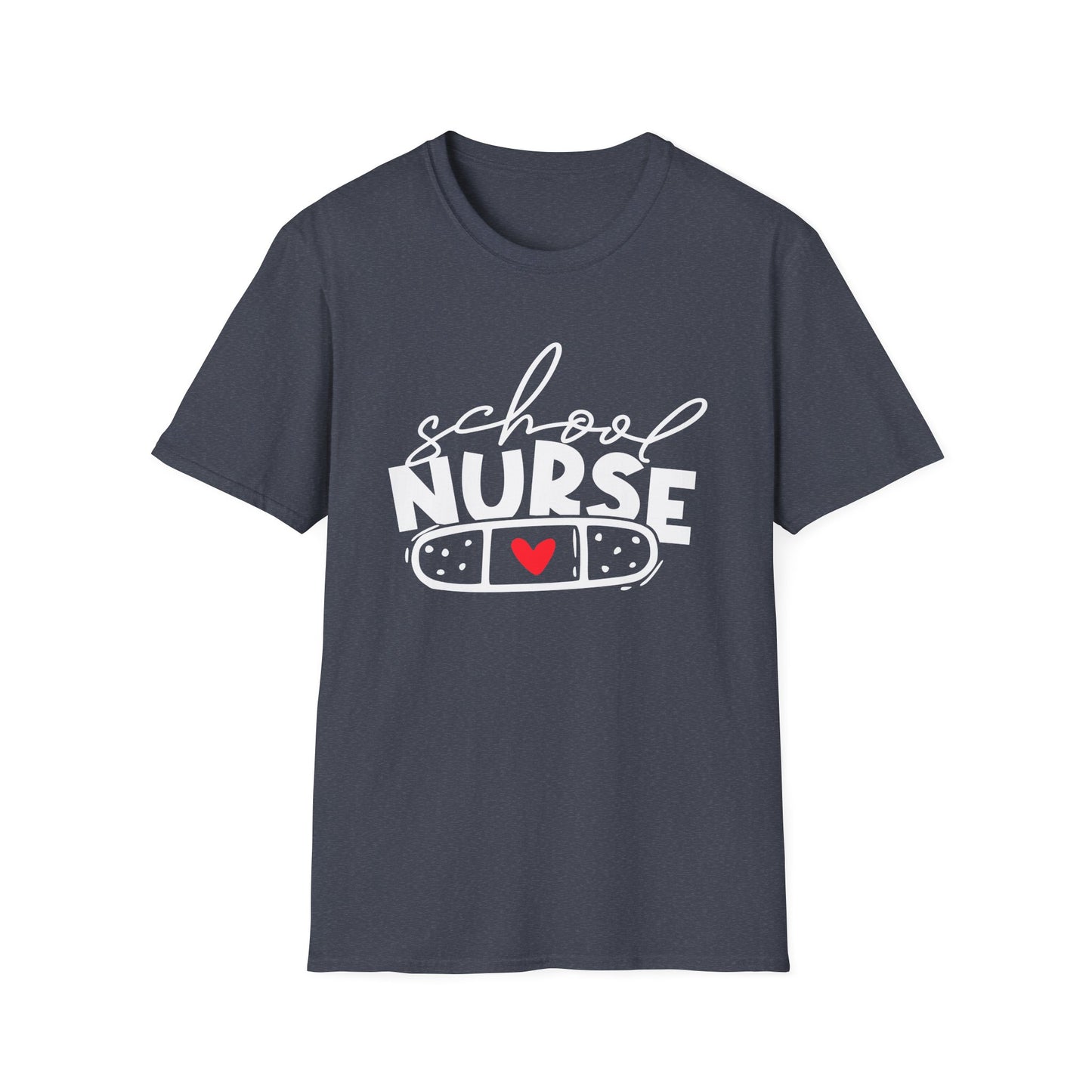 Womens School Nurse Shirt | Nurse Heart Tees | Nursing Life Top | Nurse Appreciation | Registered Nurse Gift Idea
