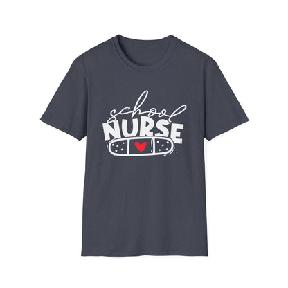 Womens School Nurse Shirt | Nurse Heart Tees | Nursing Life Top | Nurse Appreciation | Registered Nurse Gift Idea