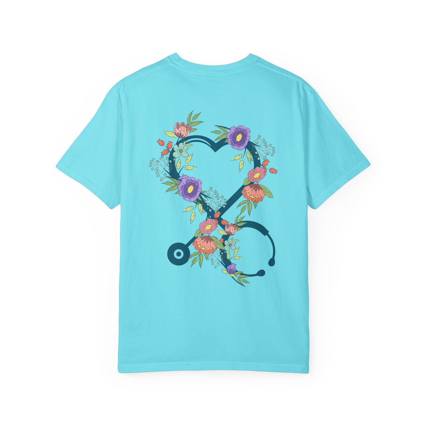 Nurse Shirts for Women | Boho Floral Nurse Life T Shirt | Stethoscope Graphic Tees Nurses Day Gifts | Gift For Nurse | Graduation Gift