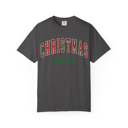 Retro Christmas Vibes T-shirt | Womens Christmas Outfit | Holiday Tees | Womens Xmas Party Gift, Festive Holiday shirt