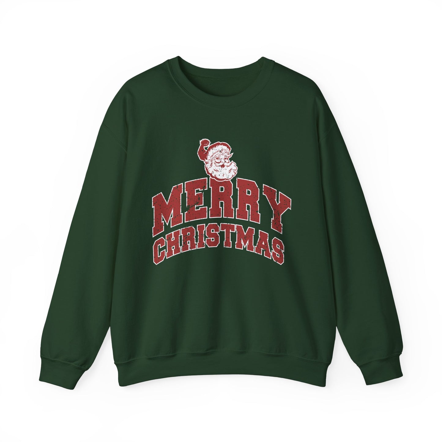 Retro Merry Christmas Santa Sweatshirt | Unisex Holiday Season Sweater | Santa Claus Sweatshirt | Christmas Gift | Christmas Season Top