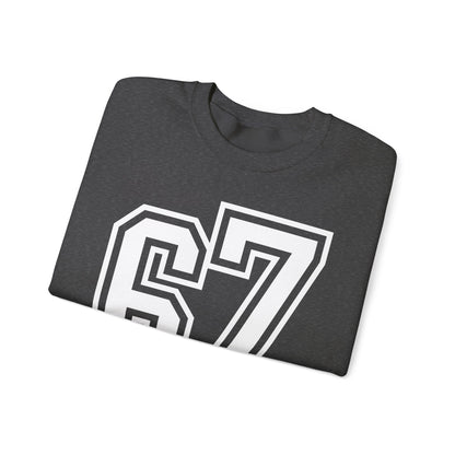 Funny Six Seven 6 7 Bruh Meme Sweatshirt | Gen Alpha Slang 6 7 Bruh | Funny Sports Gift For Friend Sweater | Viral Meme Sweatshirt