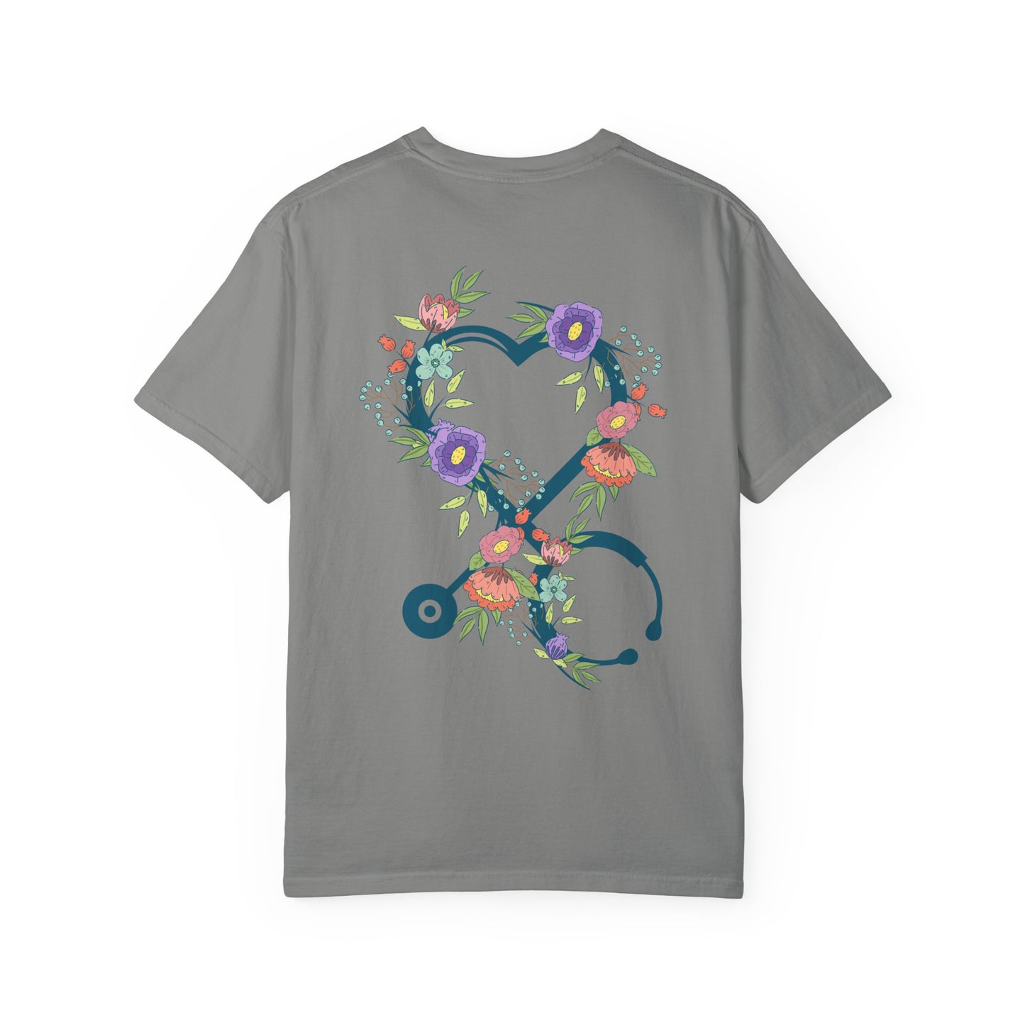 Nurse Shirts for Women | Boho Floral Nurse Life T Shirt | Stethoscope Graphic Tees Nurses Day Gifts | Gift For Nurse | Graduation Gift