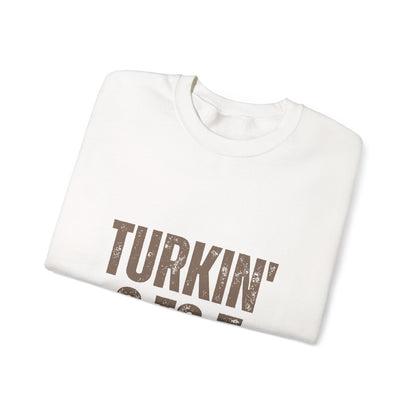 Turkin' 9 to 5 Unisex Crewneck Sweatshirt, Cozy Casual Wear for Professionals, Seasonal Apparel, Everyday Comfort, Turkin' 9 to 5 Gift