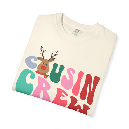 Personalized Christmas Cousin Crew Shirt | Groovy Cousin Crew Sweatshirt | Retro Kids Shirt-Cousin Crew Onesie | Matching Family Christmas