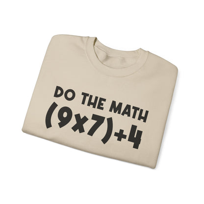 Do The Math 67 Meme Sweatshirt | Six Seven Gen Alpha | Sarcastic Math | Funny Sports Gift For Friend Sweater | Viral Meme Outfit