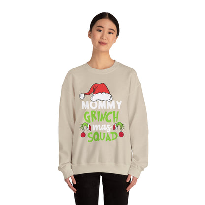 Custom Grinch Mas Family Squad | Christmas Matching Grinch Squad Family Sweatshirt | Personalized Grinch Sewater |