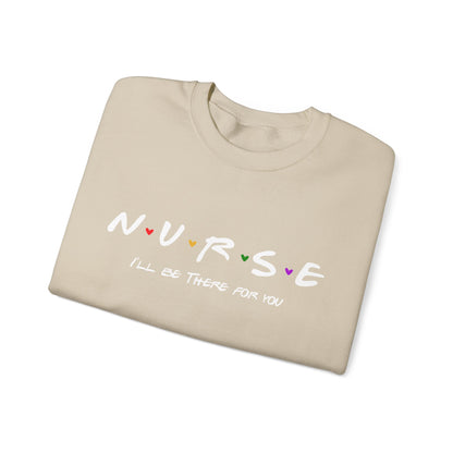Cute Nurse Sweatshirt | I will Be There For You Sweater For RN & LPN | Gift For Nurse | Graduation Gift For Nurse
