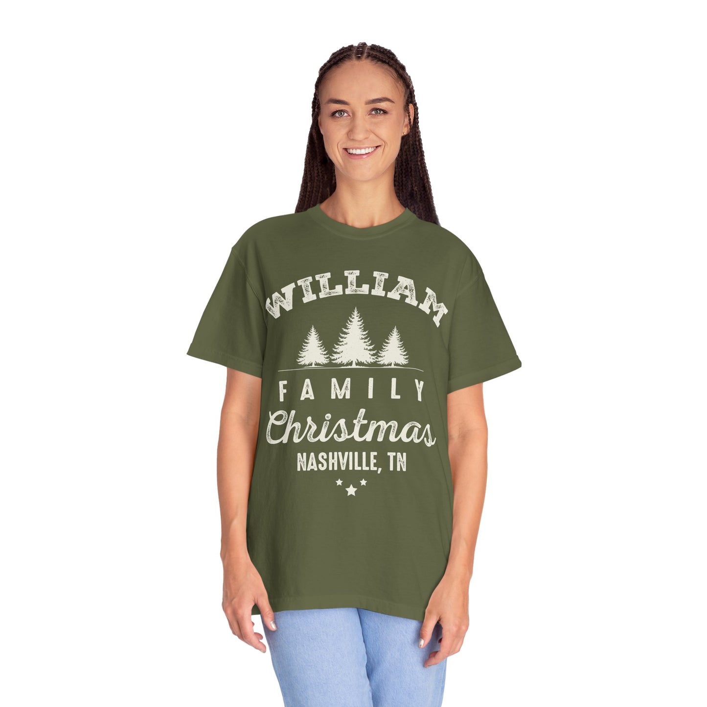Personalized Family Christmas Sweatshirts | Matching Family Christmas Shirts | Custom Name Christmas Shirt | Adult Unisex & Youth Christmas