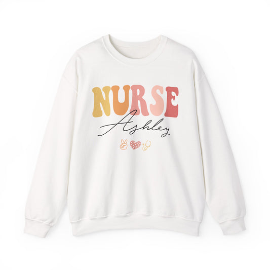 Personalized Nurse Sweatshirt |  Nurse Era Top | Nursing Graduation Gift | Custom Nurse Sweater | Nursing School Tee | Gift For Nurse