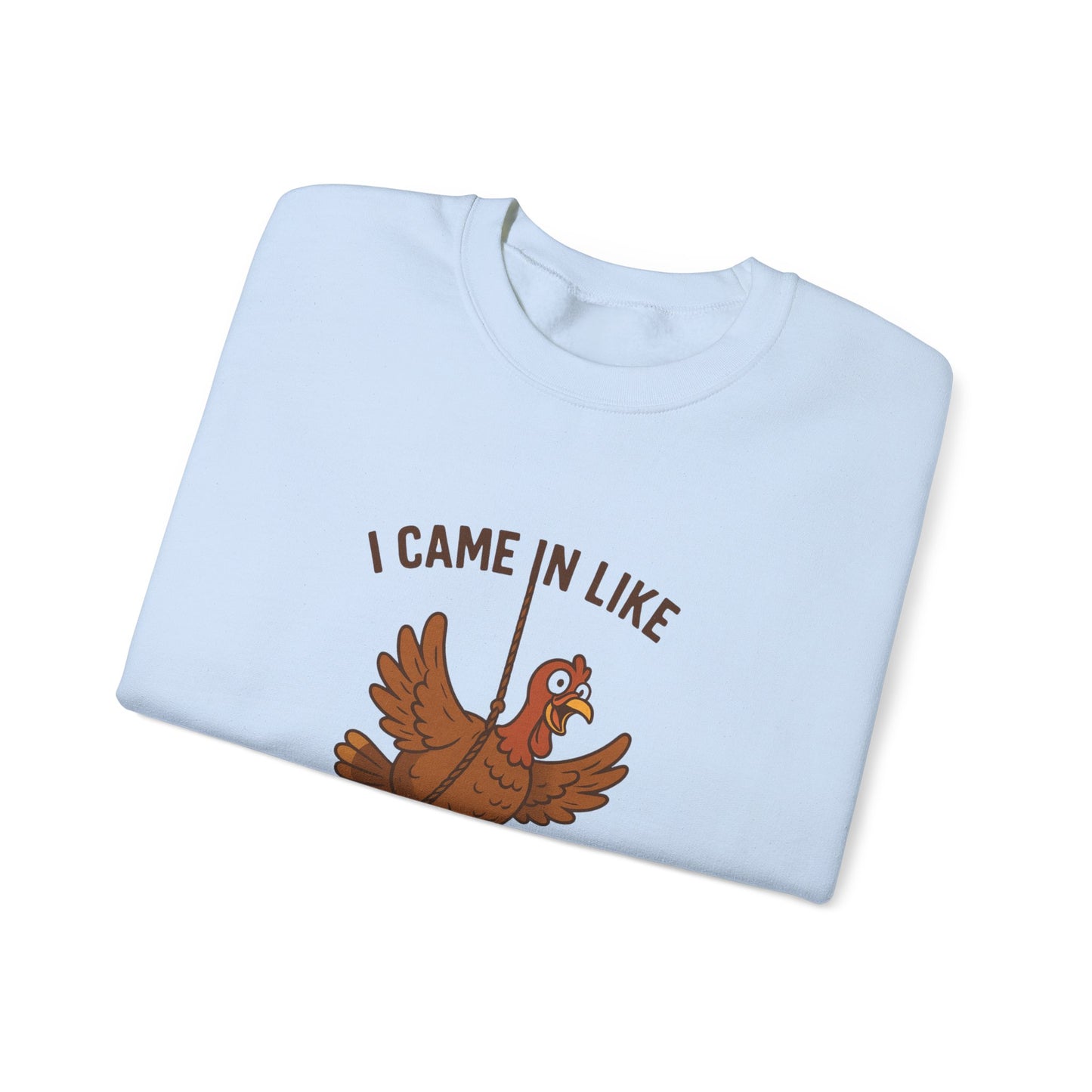 Thanksgiving Humor Crewneck Sweatshirt, Funny Thanksgiving Gift, Unisex Sweatshirt, Comfy Fall Apparel, Holiday Sweater