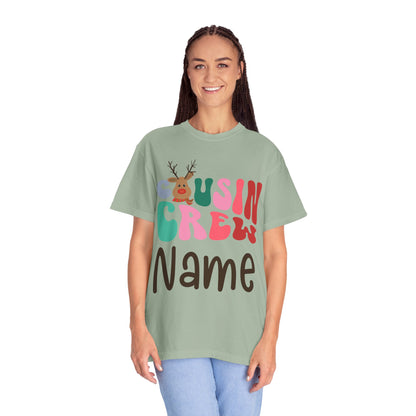 Personalized Christmas Cousin Crew Shirt | Groovy Cousin Crew Sweatshirt | Retro Kids Shirt-Cousin Crew Onesie | Matching Family Christmas