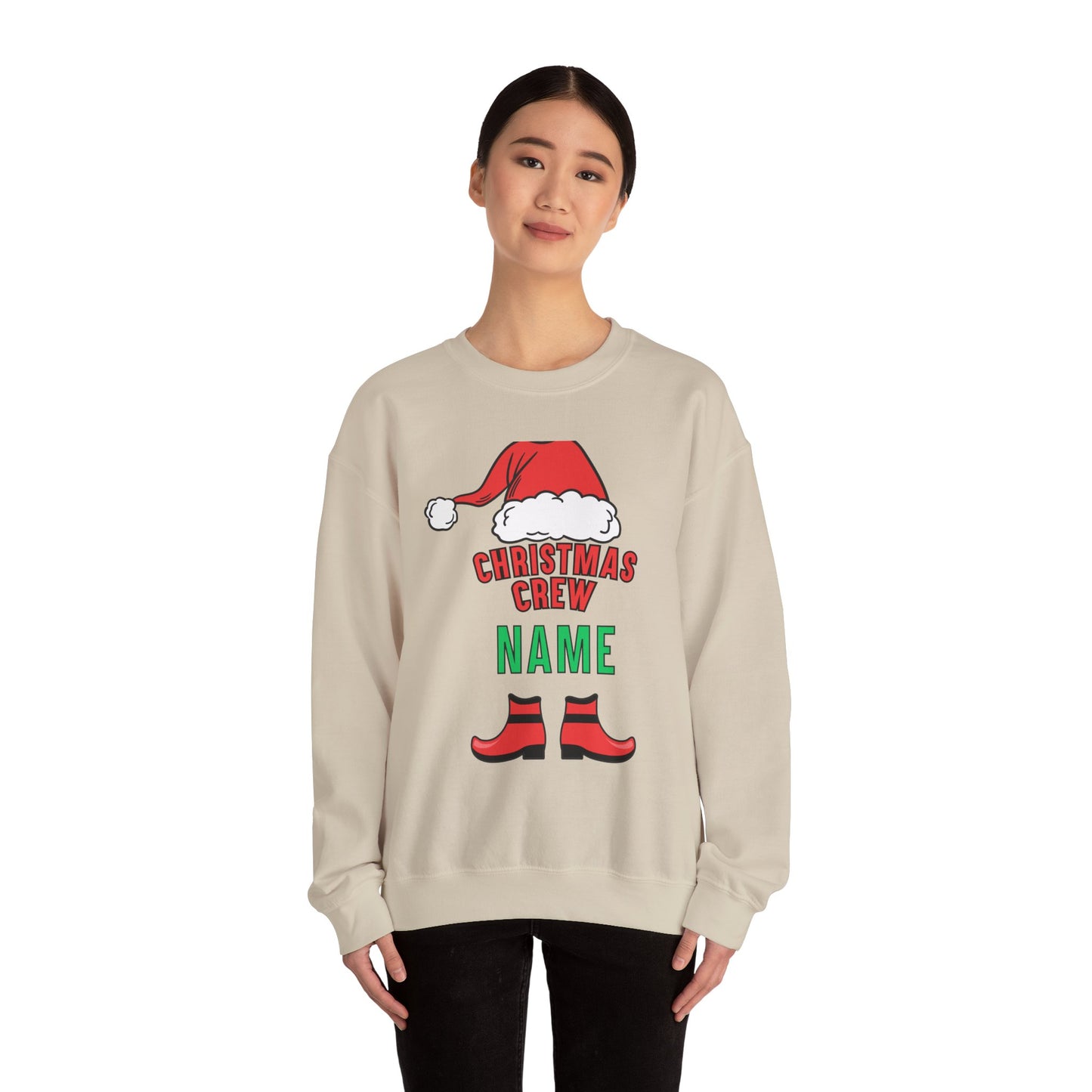 Personalized Christmas Family Crew Shirts, Sweatshirt | Christmas Family Matching Sweatshirt | Couple Christmas Sweaters