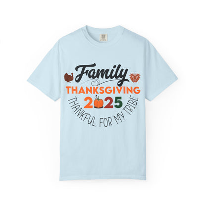 Family Thanksgiving 2025 T-Shirt | Thankful For My Tribe