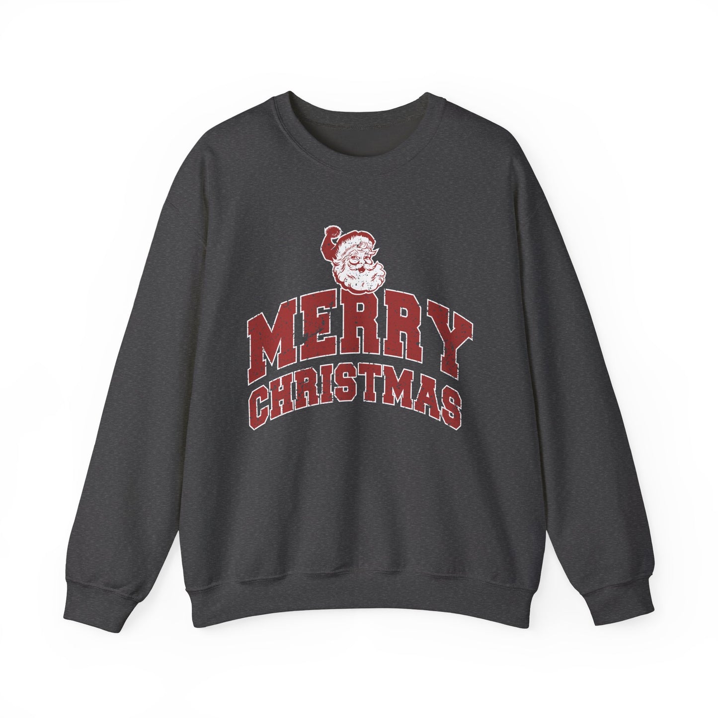 Retro Merry Christmas Santa Sweatshirt | Unisex Holiday Season Sweater | Santa Claus Sweatshirt | Christmas Gift | Christmas Season Top