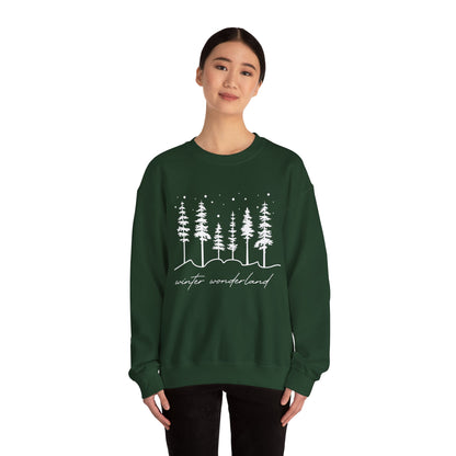 Christmas Trees Winter Wonderland Sweatshirt | Sweater For Women | Winter Gift | Family Xmas Sweatshirt | Winter Lover Top