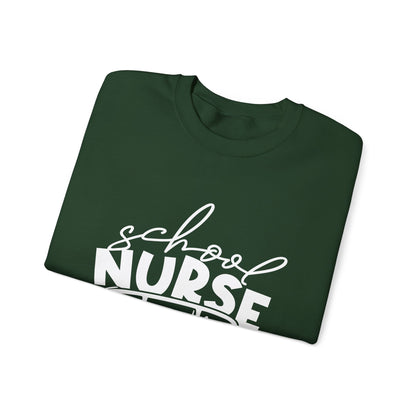 Womens School Nurse Sweatshirt | Nurse Heart Sweater | Nursing Life Top | Nurse Appreciation | Registered Nurse Gift Idea