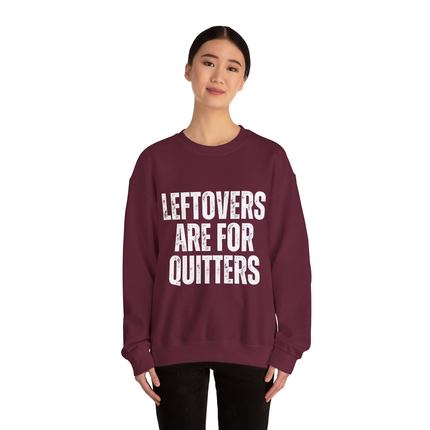 Thanksgiving Leftovers Unisex Sweatshirt, Fall Holiday Jumper, Turkey Dinner Crewneck, Autumn Pullover Top, Funny Food Quote Apparel