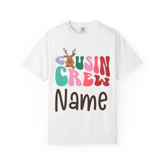 Personalized Christmas Cousin Crew Shirt | Groovy Cousin Crew Sweatshirt | Retro Kids Shirt-Cousin Crew Onesie | Matching Family Christmas