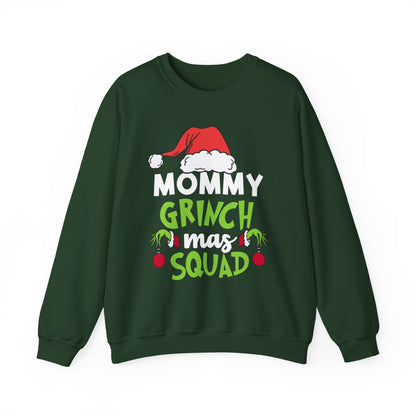 Custom Grinch Mas Family Squad | Christmas Matching Grinch Squad Family Sweatshirt | Personalized Grinch Sewater |