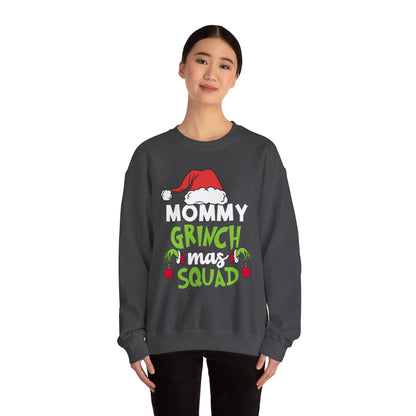 Custom Grinch Mas Family Squad | Christmas Matching Grinch Squad Family Sweatshirt | Personalized Grinch Sewater |