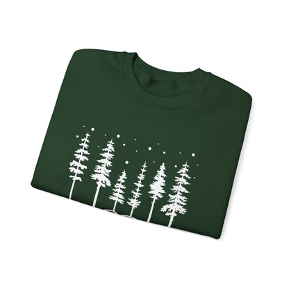 Christmas Trees Winter Wonderland Sweatshirt | Sweater For Women | Winter Gift | Family Xmas Sweatshirt | Winter Lover Top