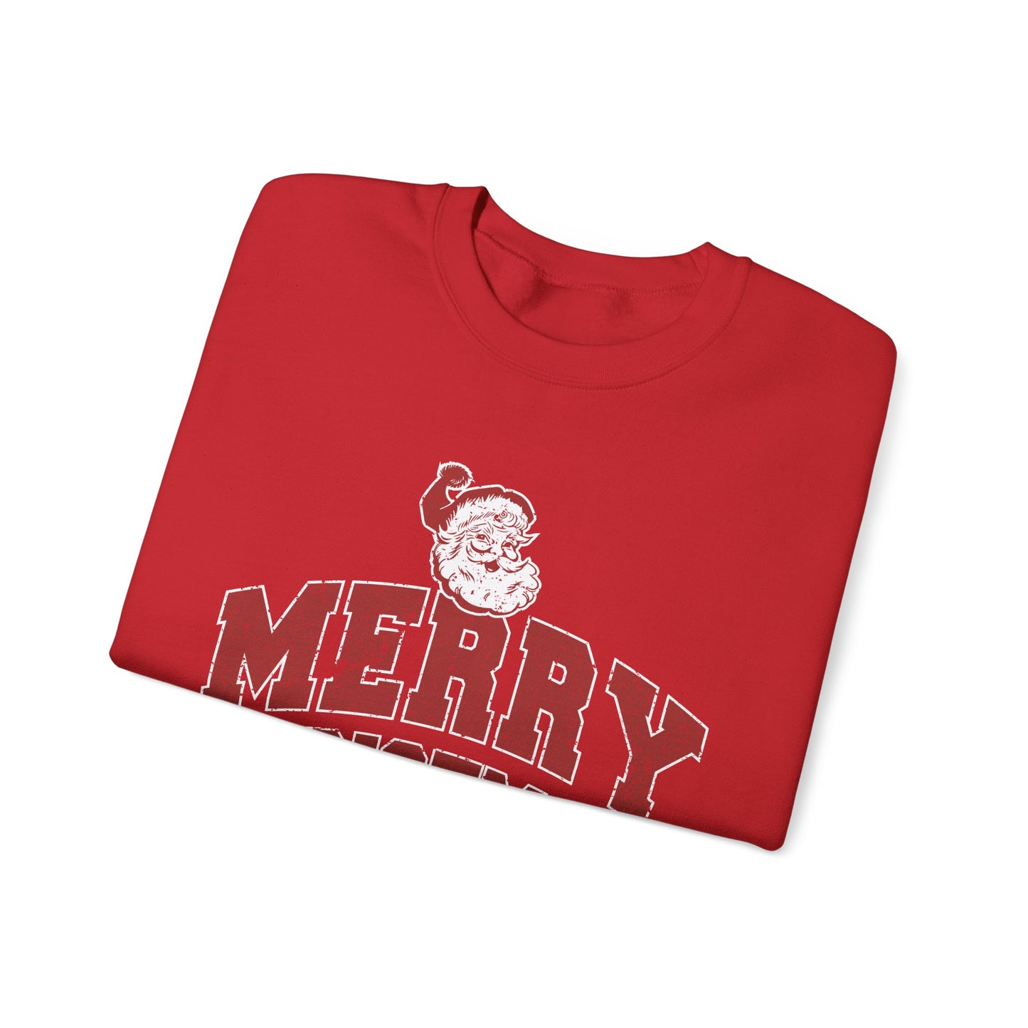 Retro Merry Christmas Santa Sweatshirt | Unisex Holiday Season Sweater | Santa Claus Sweatshirt | Christmas Gift | Christmas Season Top