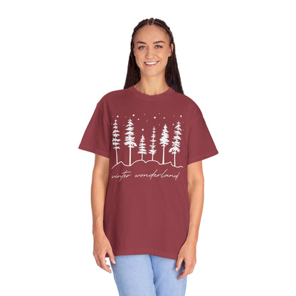 Wonderland T-shirt | Christmas Trees Winter Tees | Shirt For Women | Winter Gift | Family Xmas Outfit | Winter Lover Shirt