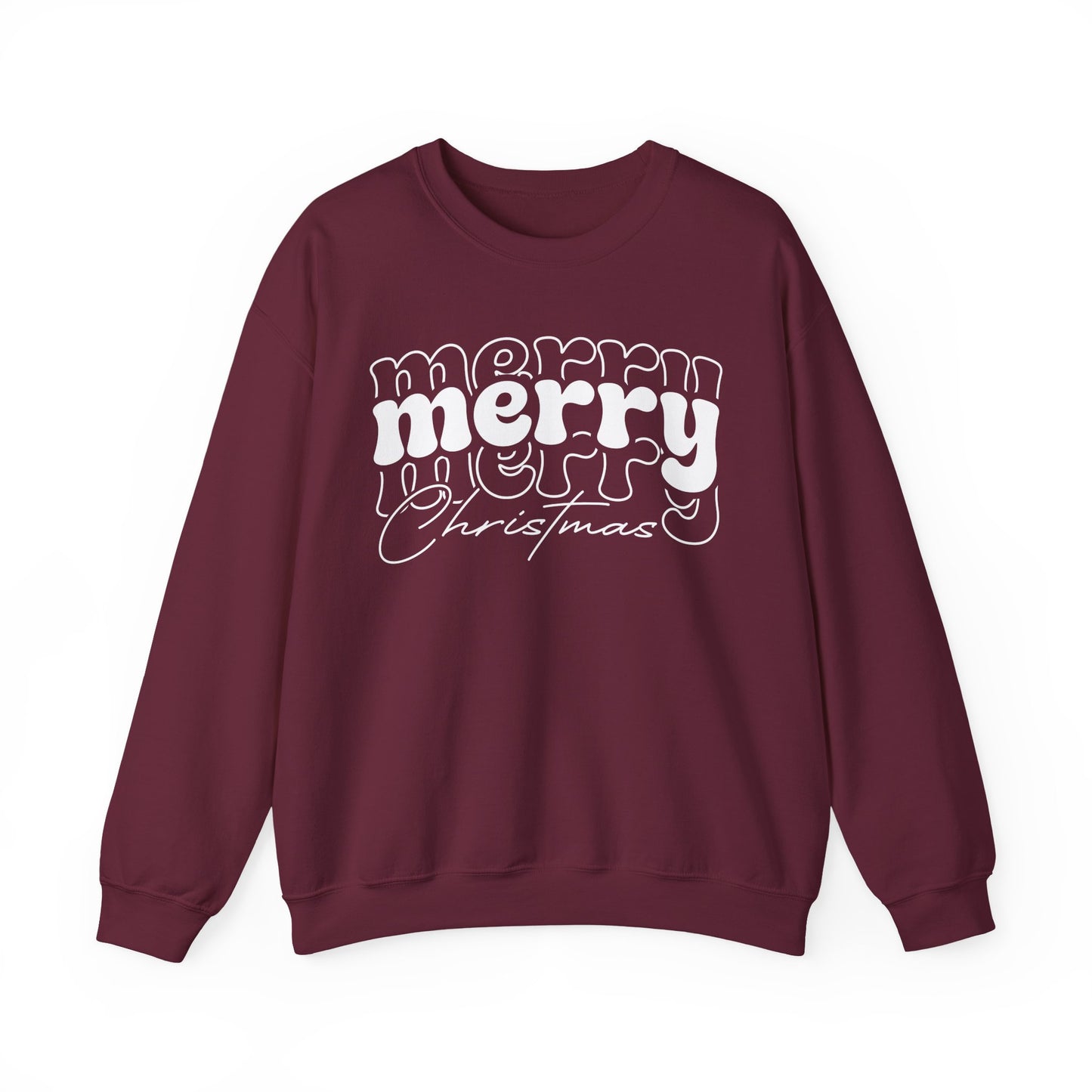 Merry Christmas Sweatshirt | Holiday Crewneck | Cute Xmas Sweater | Winter Holiday Gift | Cozy Christmas Sweatshirt