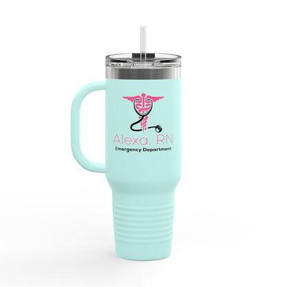 Personalized Travel Mug Gift For Nurse | Physician Assistant Bottle | Doctor | Custom Medical Tumbler | Graduation Gift For Nurse