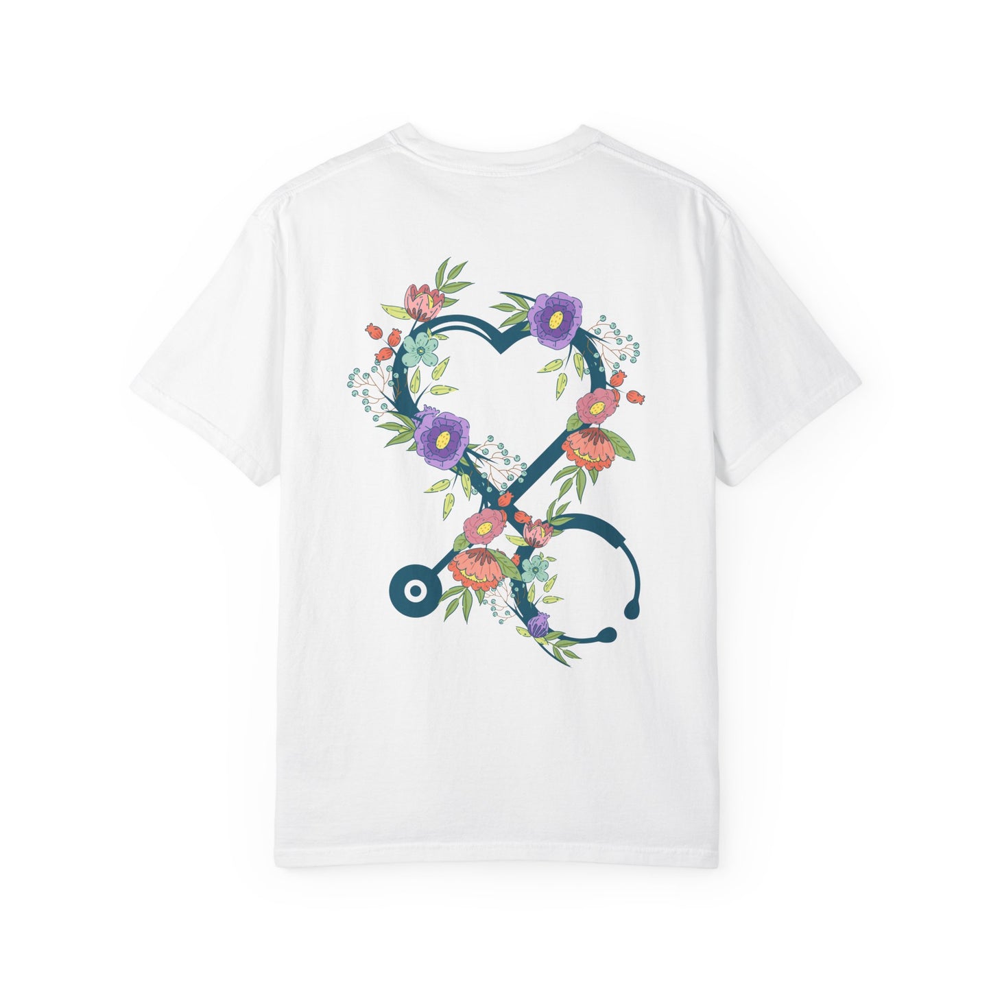 Nurse Shirts for Women | Boho Floral Nurse Life T Shirt | Stethoscope Graphic Tees Nurses Day Gifts | Gift For Nurse | Graduation Gift