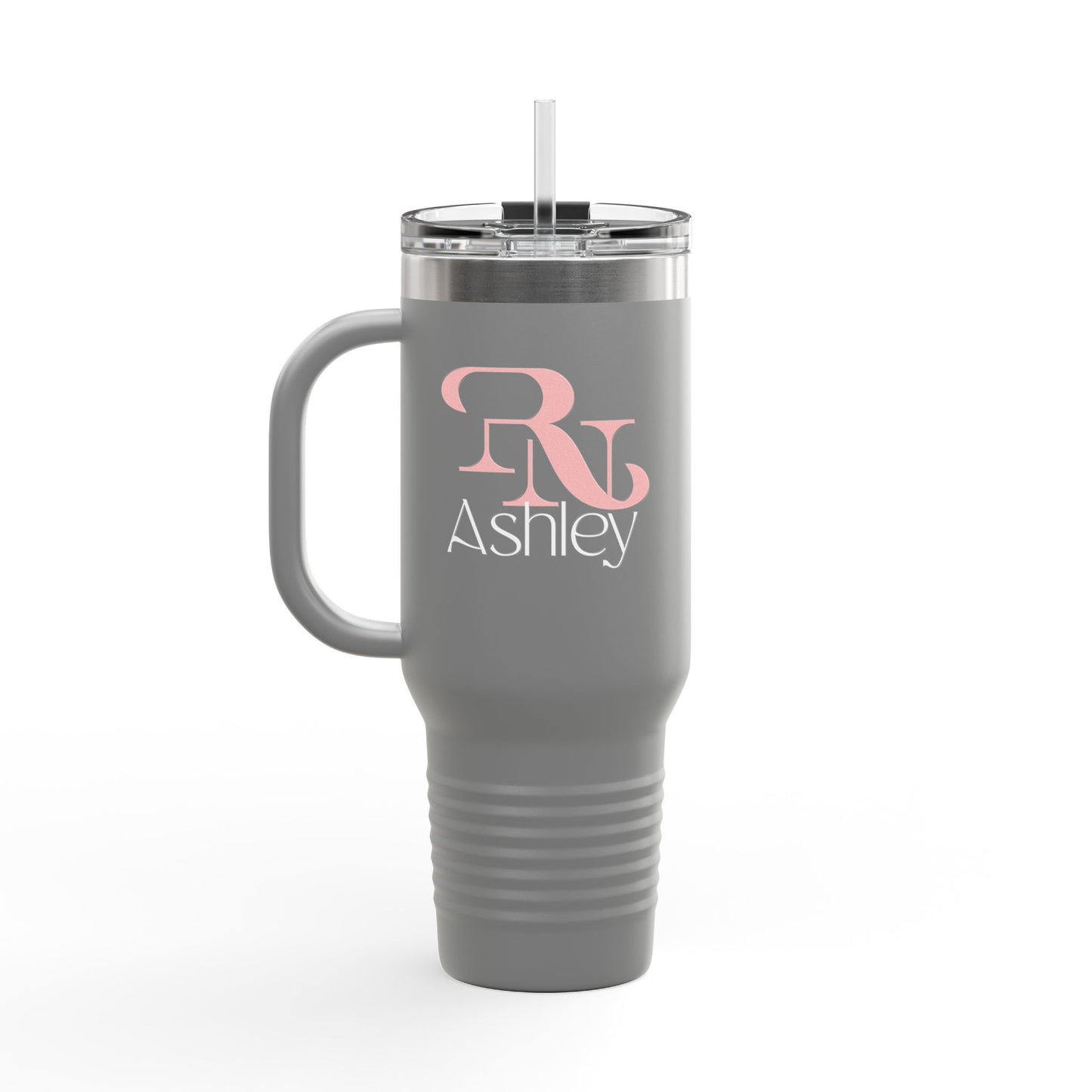 Custom Registered Nurse Travel Mug With Name | Personalized RN Tumbler | Nurse Life Bottle | Nurse Appreciation Mug | Cute Nurse Gift