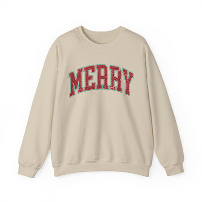 Retro Merry Sweatshirt | Festive Holiday Sweater| Merry Sweatshirt | Christmas Hoodie | Holiday Sweater | Christmas Gift