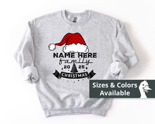 Matching Family Christmas Shirts | Personalized Family Sweatshirt | Christmas Shirts | Family Photoshoot Shirts | Christmas Gift