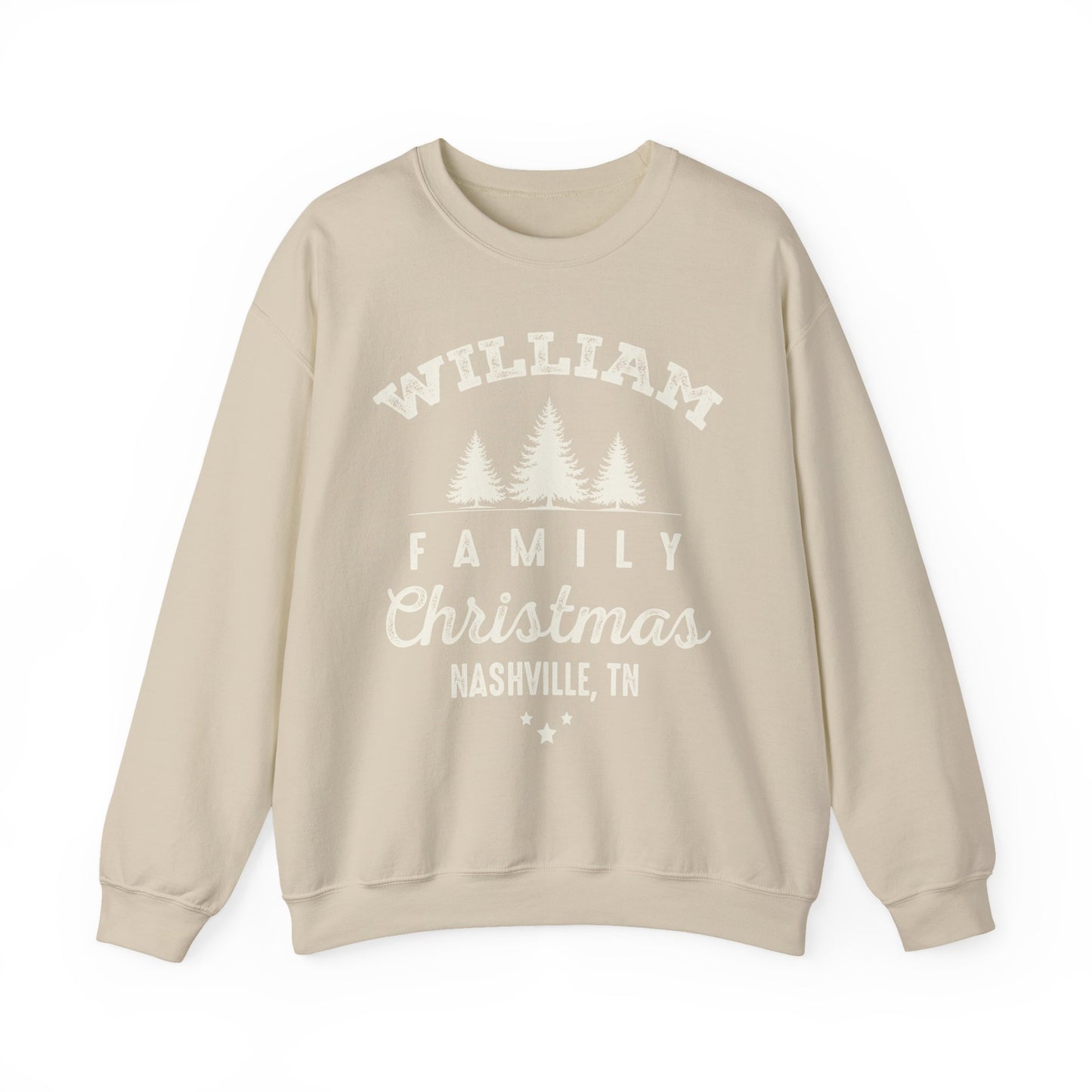 Personalized Family Christmas Sweatshirts | Matching Family Christmas Shirts | Custom Name Christmas Shirt | Adult Unisex & Youth Christmas