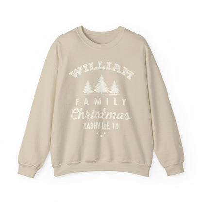 Personalized Family Christmas Sweatshirts | Matching Family Christmas Shirts | Custom Name Christmas Shirt | Adult Unisex & Youth Christmas