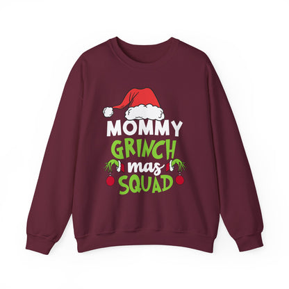Custom Grinch Mas Family Squad | Christmas Matching Grinch Squad Family Sweatshirt | Personalized Grinch Sewater |