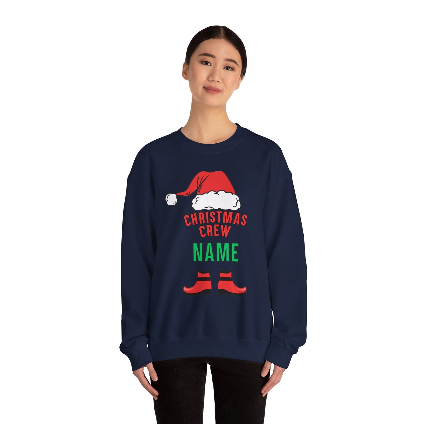 Personalized Christmas Family Crew Shirts, Sweatshirt | Christmas Family Matching Sweatshirt | Couple Christmas Sweaters