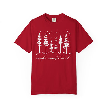 Wonderland T-shirt | Christmas Trees Winter Tees | Shirt For Women | Winter Gift | Family Xmas Outfit | Winter Lover Shirt