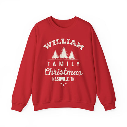 Personalized Family Christmas Sweatshirts | Matching Family Christmas Shirts | Custom Name Christmas Shirt | Adult Unisex & Youth Christmas