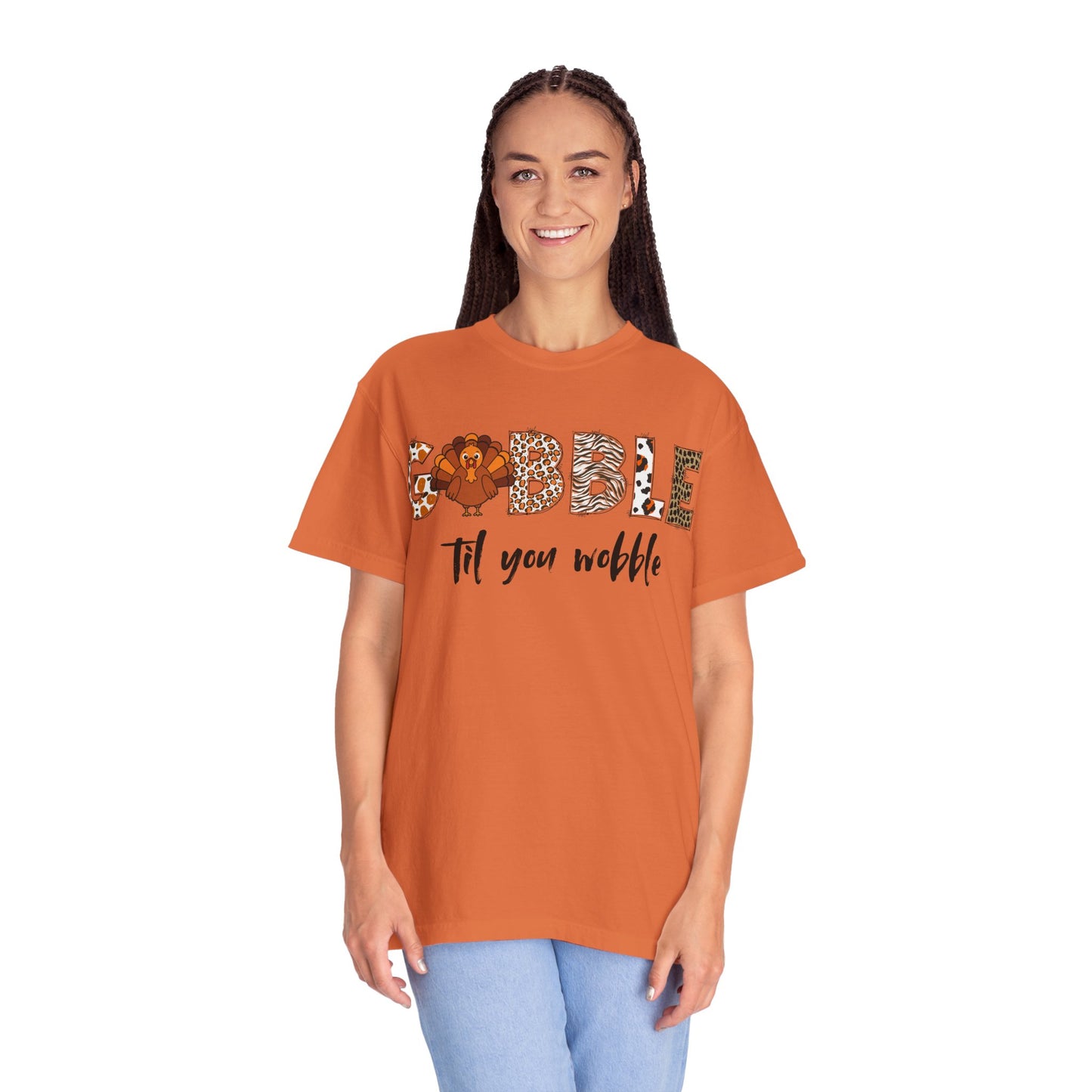 Gobble Til You Wobble T-shirt | Thanksgiving Turkey Fall Shirt