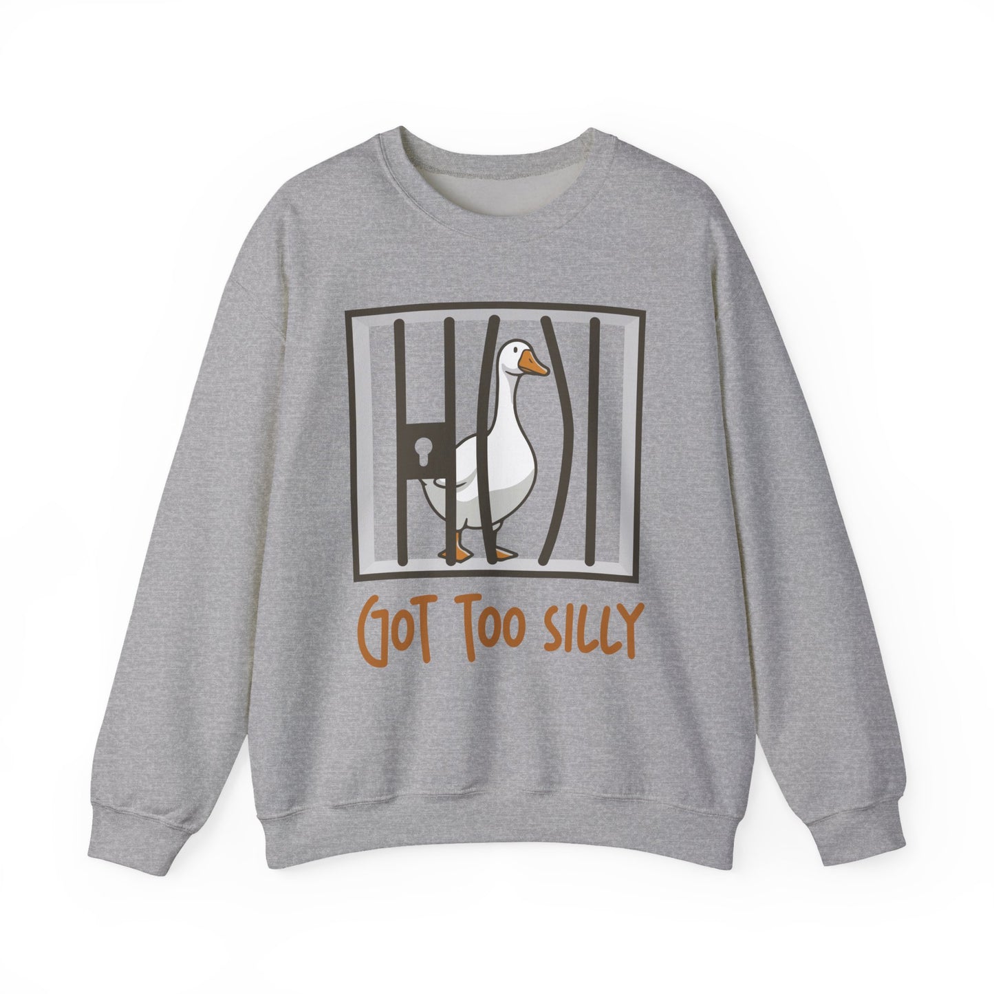 Got Too Silly Sweatshirt |  Silly Goose Shirt | Goose Sweatshirt | Silly Goose Outfit | Funny Shirt | Funny Goose Shirt | Funny Gift
