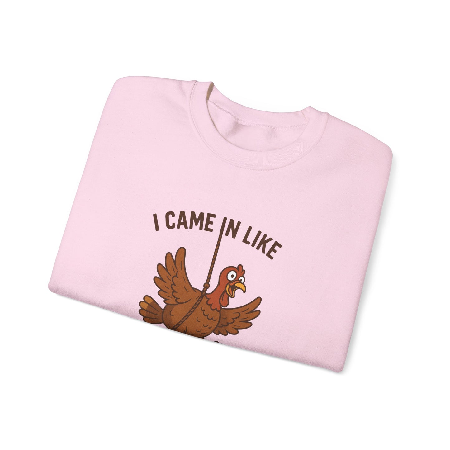 I Came In Like Butterball turkey illustration Sweatshirt | Thanksgiving turkey design