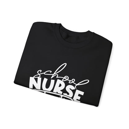 Womens School Nurse Sweatshirt | Nurse Heart Sweater | Nursing Life Top | Nurse Appreciation | Registered Nurse Gift Idea