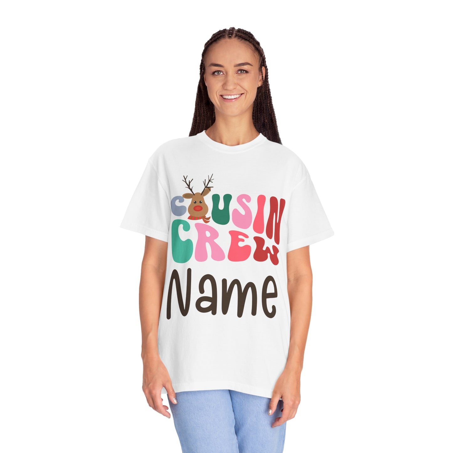 Personalized Christmas Cousin Crew Shirt | Groovy Cousin Crew Sweatshirt | Retro Kids Shirt-Cousin Crew Onesie | Matching Family Christmas